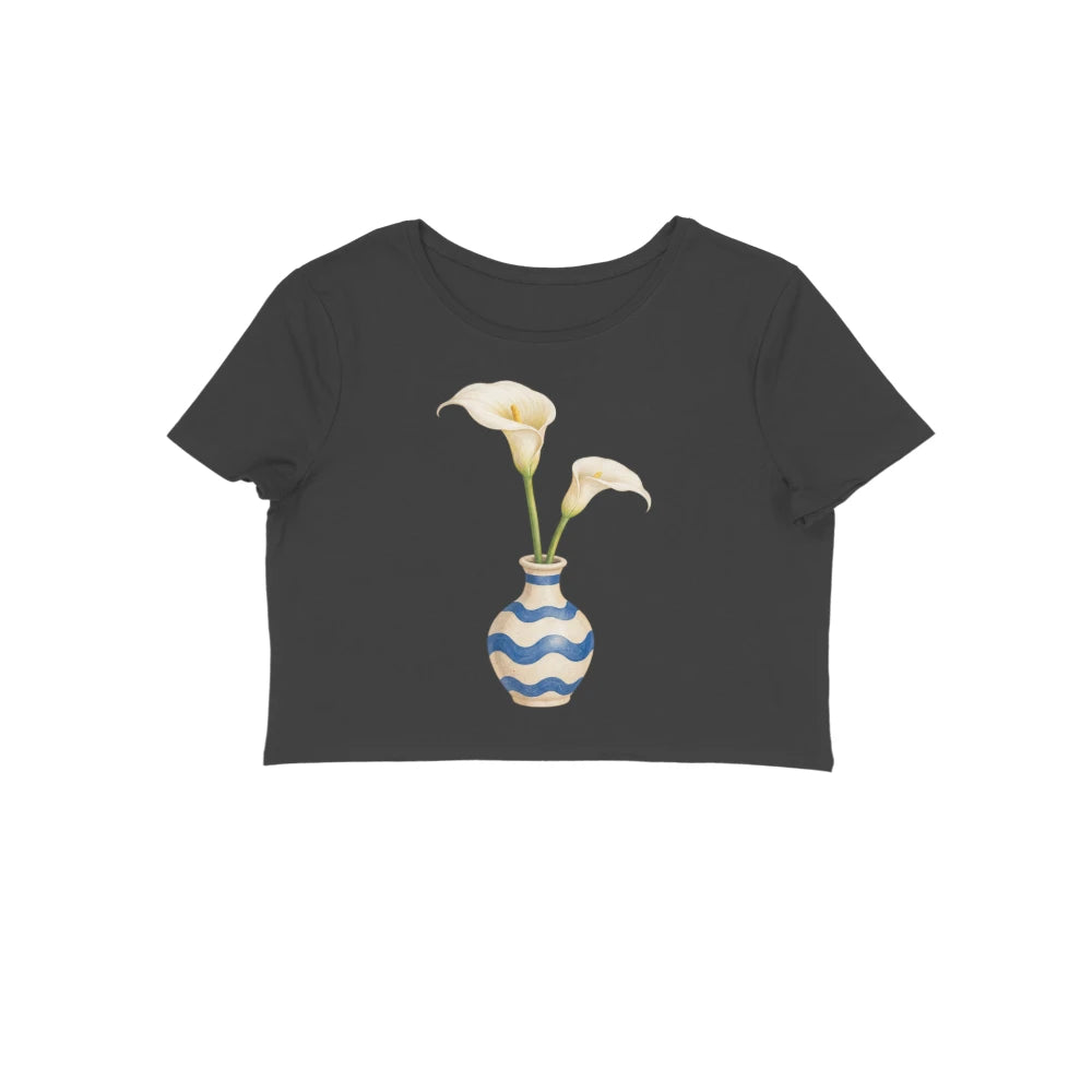 Ceramic Soul — Women's Crop Top - Black