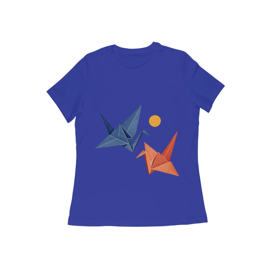 Paper Flight — Women's Regular T-shirt - Royal Blue