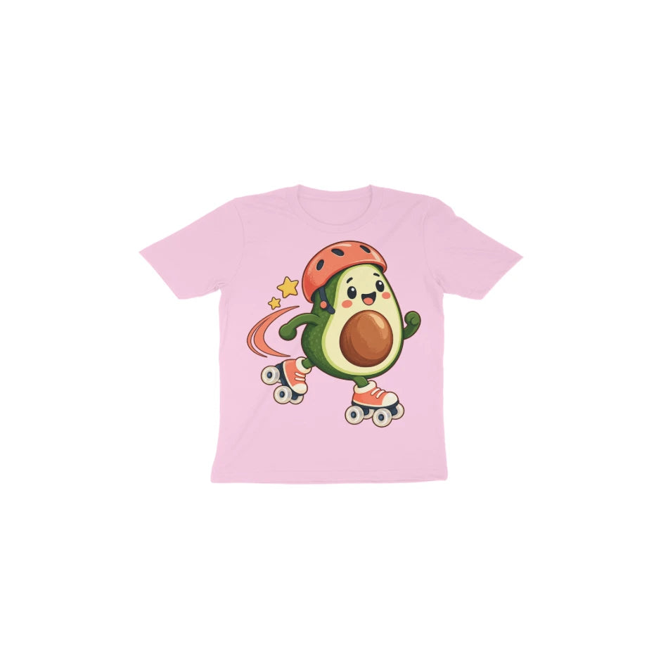 Avocado Wheels — Toddler T-shirt - Light Pink