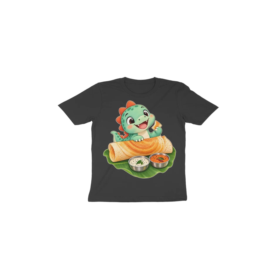 Dosa Dino — Toddler T-shirt - Black