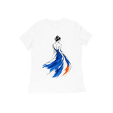 Silhouette in Motion — Women's Regular T-shirt - White