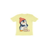 Pebble Penguin — Toddler T-shirt - Butter Yellow