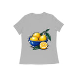 Citrus Still Life — Women's Regular T-shirt - Melange Grey