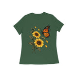 Sunlit Wings — Women's Regular T-shirt - Olive Green