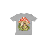 Tortoise Mushroom Umbrella — Toddler T-shirt - Melange Grey
