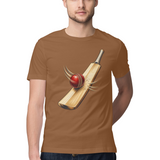 Seam and Willow — Regular Unisex T-shirt in Chocolate — model
