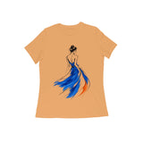 Silhouette in Motion — Women's Regular T-shirt - Mustard Yellow