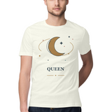 Orbit Queen — Regular Unisex T-shirt in Ivory — model