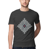 Kolam — Regular Unisex T-shirt in Black — model