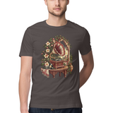 Veranda Melody — Regular Unisex T-shirt in Charcoal — model