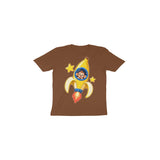 Banana Rocket — Toddler T-shirt - Coffee Brown