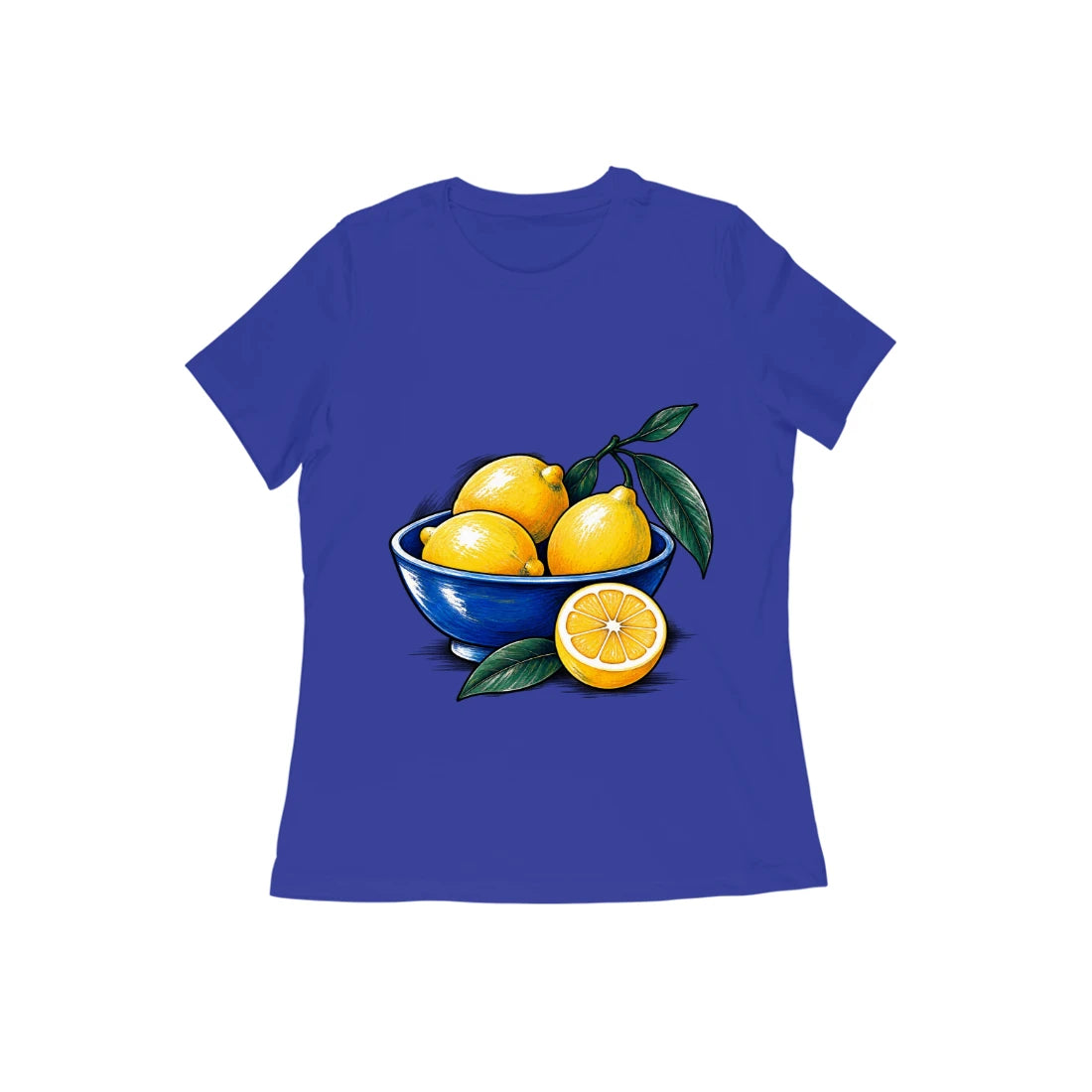 Citrus Still Life — Women's Regular T-shirt - Royal Blue