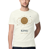 Orbit King — Regular Unisex T-shirt in Ivory — model