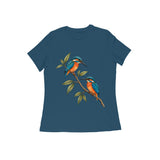 Birdsong — Women's Regular T-shirt - Navy Blue
