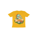 Dosa Dino — Toddler T-shirt - Golden Yellow