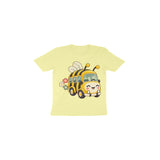 Bumble Bus — Toddler T-shirt - Butter Yellow