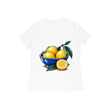 Citrus Still Life — Women's Regular T-shirt - White