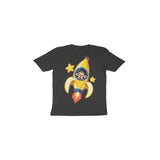 Banana Rocket — Toddler T-shirt - Black