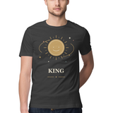Orbit King — Regular Unisex T-shirt in Black — model