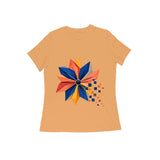Pixel Petal — Women's Regular T-shirt - Mustard Yellow