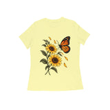 Sunlit Wings — Women's Regular T-shirt - Butter Yellow