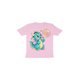 Bubble Dragon — Toddler T-shirt - Light Pink