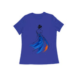 Silhouette in Motion — Women's Regular T-shirt - Royal Blue