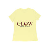 Glow — From Within — Women's Regular T-shirt - Butter Yellow