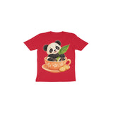 Teacup Panda — Toddler T-shirt - Red