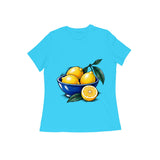 Citrus Still Life — Women's Regular T-shirt - Sky Blue