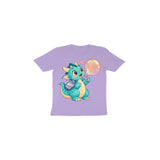 Bubble Dragon — Toddler T-shirt - Iris Lavender