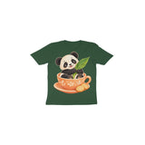 Teacup Panda — Toddler T-shirt - Olive Green