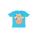 Pocket Meadow Bunny — Toddler T-shirt - Sky Blue