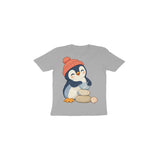 Pebble Penguin — Toddler T-shirt - Melange Grey