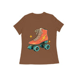 Roller Daydream — Women's Regular T-shirt - Coffee Brown