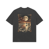 Rann Reflections — Premium Oversized T-shirt in Black — model