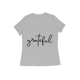 Grateful — Women's Regular T-shirt - Melange Grey