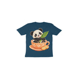 Teacup Panda — Toddler T-shirt - Navy Blue