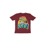 Rainbow Auto Ride — Toddler T-shirt - Maroon