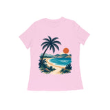 Coastal Pause — Women's Regular T-shirt - Light Pink