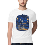 Under the Floodlights — Regular Unisex T-shirt in White — model