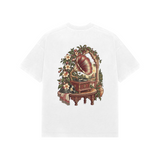 Veranda Melody — Premium Oversized T-shirt in White — model