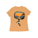 Last Light Mirror — Women's Regular T-shirt - Mustard Yellow