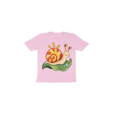 Sunshine Snail — Toddler T-shirt - Light Pink