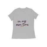 Own Time — Women's Regular T-shirt - Melange Grey
