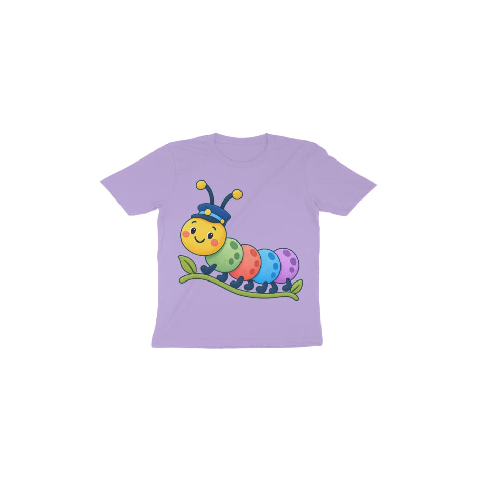 Colour Caterpillar — Toddler T-shirt - Iris Lavender