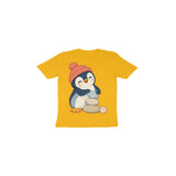 Pebble Penguin — Toddler T-shirt - Golden Yellow