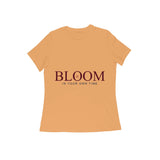 Bloom — In Your Own Time — Women's Regular T-shirt - Mustard Yellow