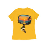 Last Light Mirror — Women's Regular T-shirt - Golden Yellow