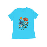 Wildflower Notes — Women's Regular T-shirt - Sky Blue